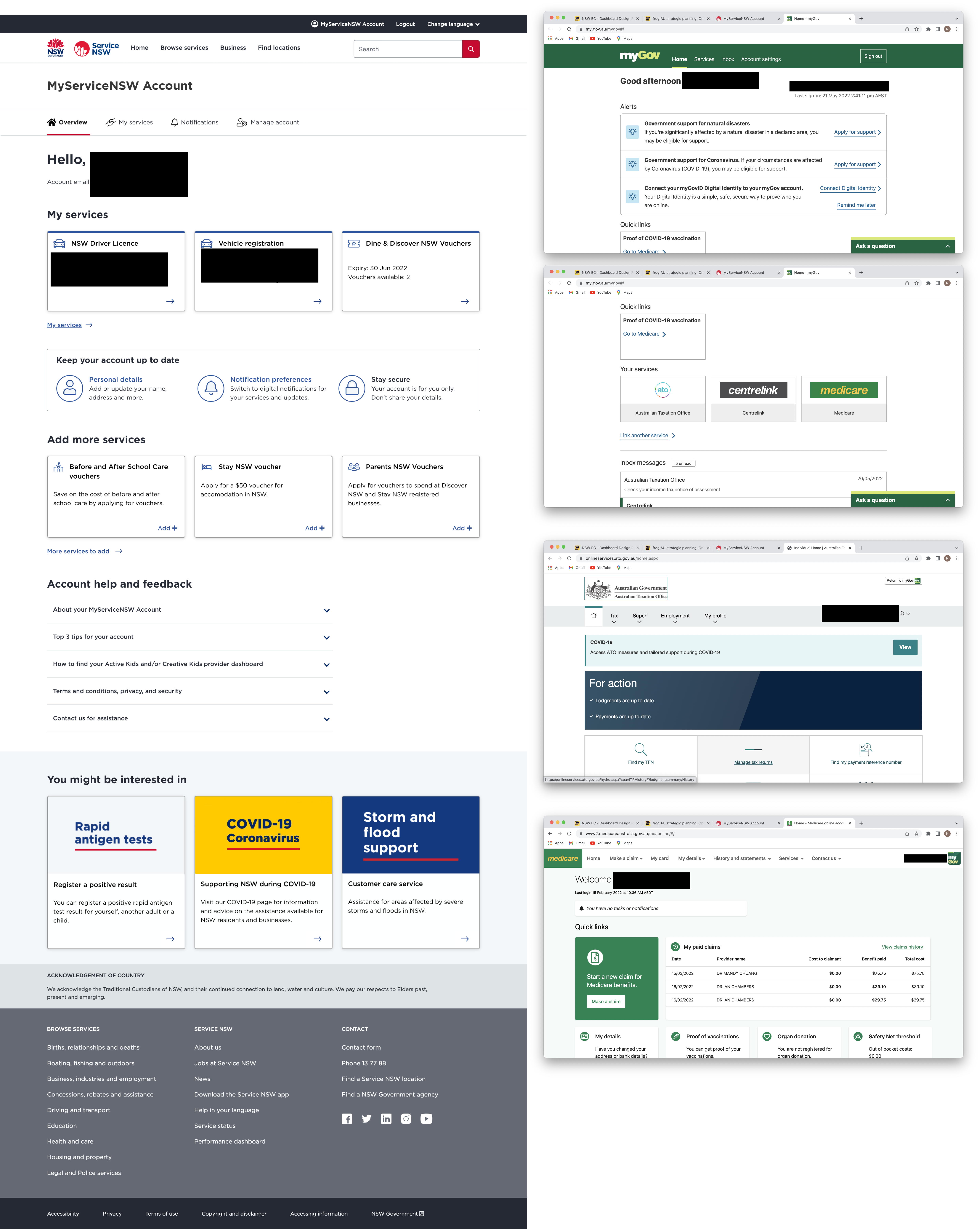 Image of Examples of other dashboards